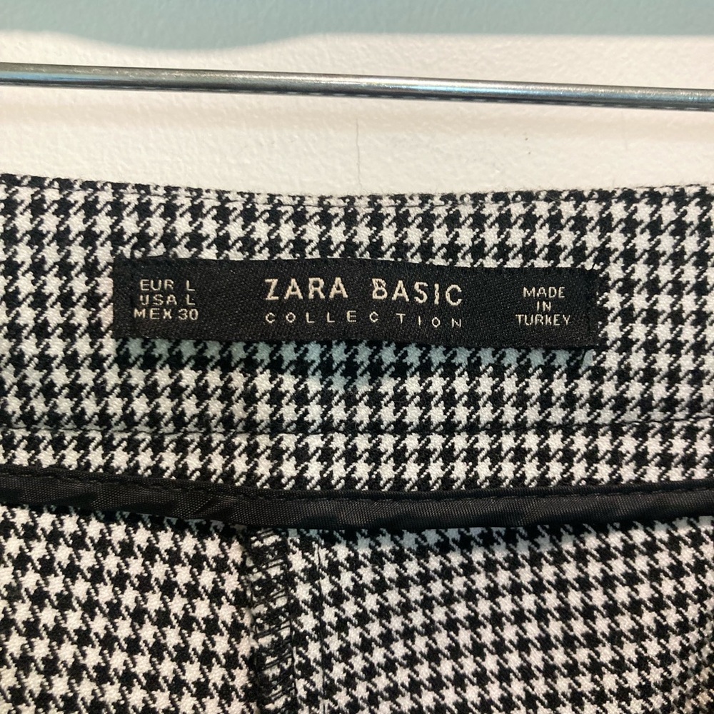 Zara Basic Collection Houndstooth Pants - Picture 6 of 8
